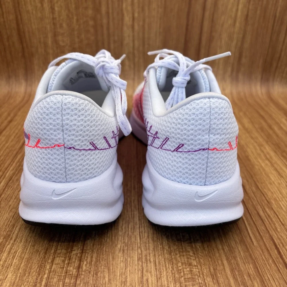 Nike Run Defy Women 6.5 White Hydrangeas HM9593-102 Running Shoes NEW